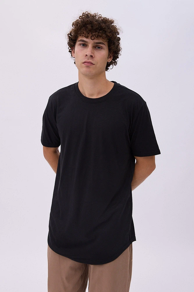 Basic Relaxed Crew Neck Tee