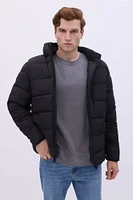 North Western Zip-Up Puffer Jacket