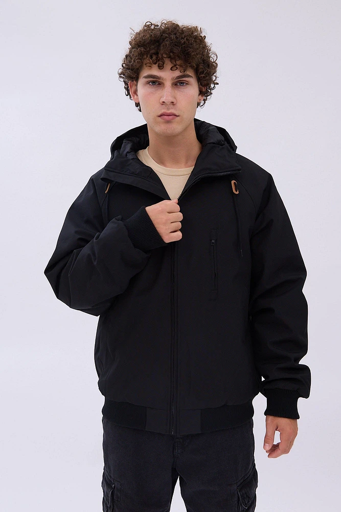 North Western Raglan Bomber Hooded Jacket