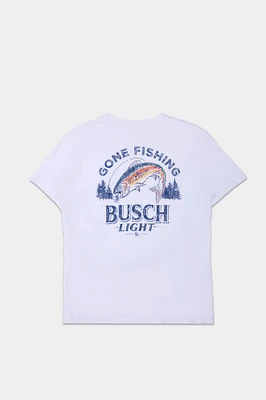 Busch Gone Fishing Graphic Tee