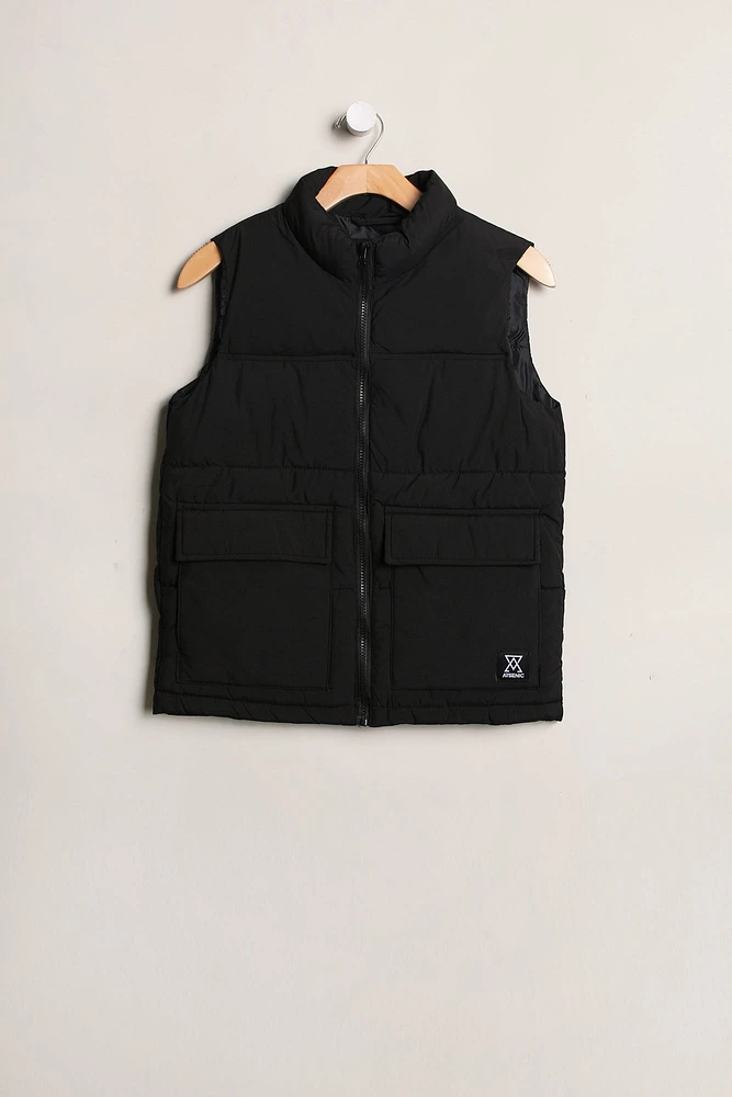 Boys' Arsenic Zip-Up Puffer Vest