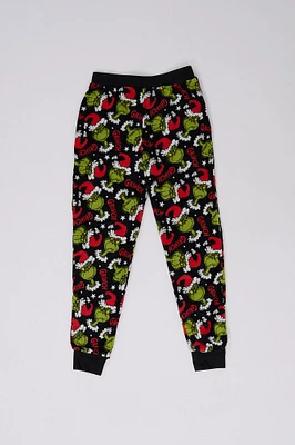 Kids' The Grinch Printed Pajama Jogger