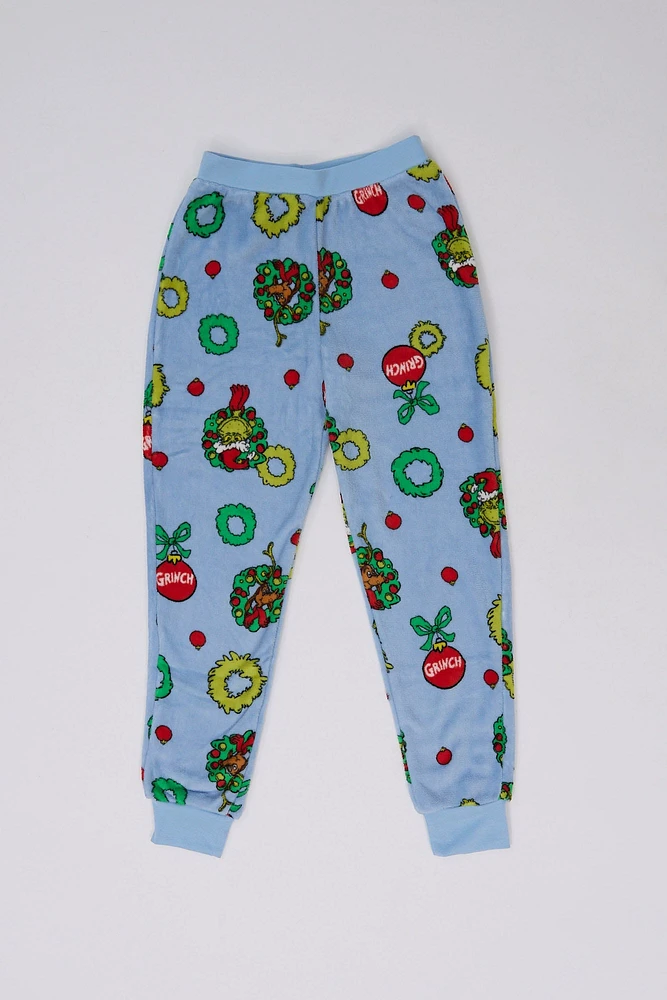 Girls' The Grinch Printed Pajama Jogger