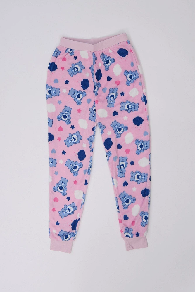 Girls' Care Bears Printed Pajama Jogger