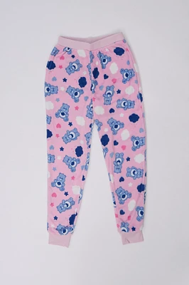 Girls' Care Bears Printed Pajama Jogger