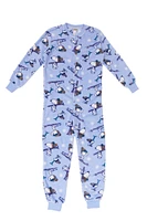 Girls' Peanuts Snoopy Snow Sports Printed Crew Neck Onesie