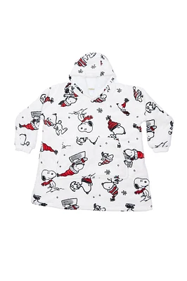 Girls' Peanuts Snoopy Printed Oversized Hoodie