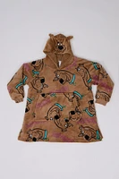 Girls' Scooby-Doo Printed Oversized Hoodie