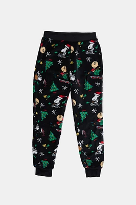 Boys' Charlie Brown Christmas Printed Pajama Jogger