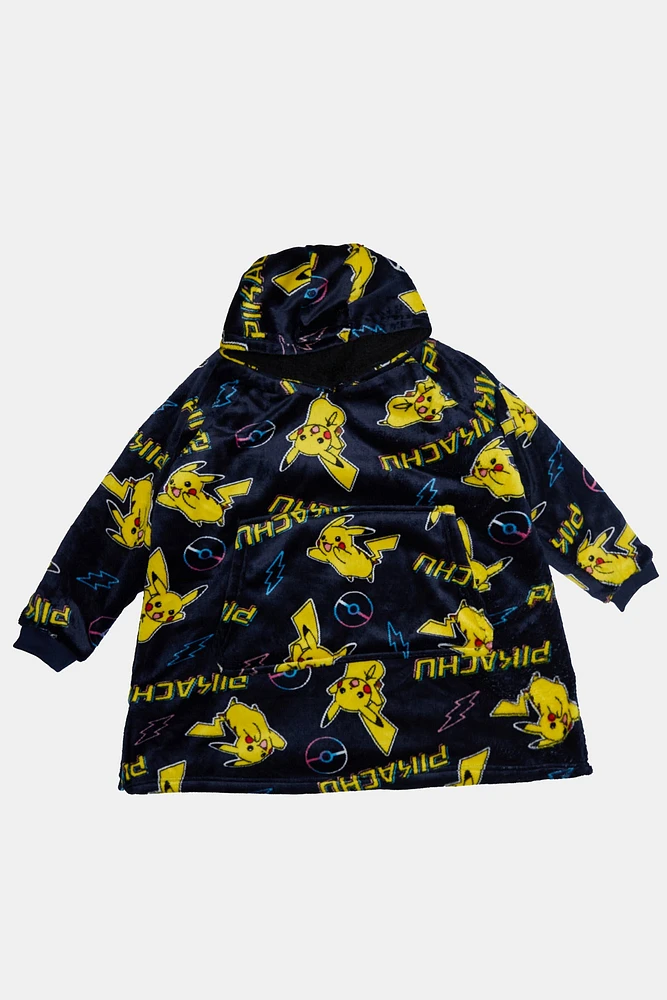 Kids' Pikachu Pokémon Plush Oversized Hoodie