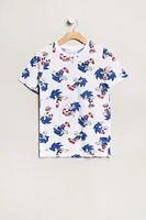 Boys' Sonic The Hedgehog Graphic Classic Tee