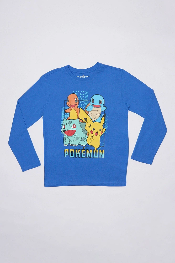 Boys' Pokémon Graphic Long Sleeve Tee