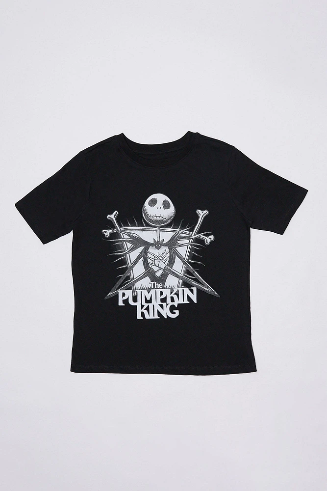 Boys' The Pumpkin King Nightmare Before Christmas Graphic Classic Tee