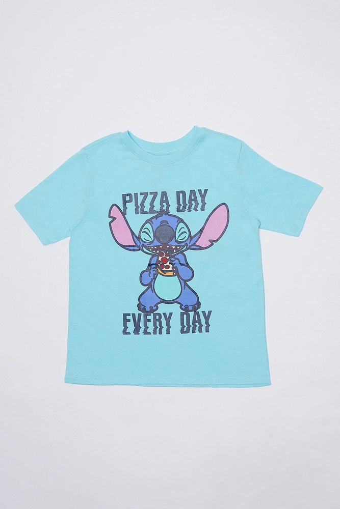 Boys' Stitch Pizza Day Everyday Graphic Classic Tee