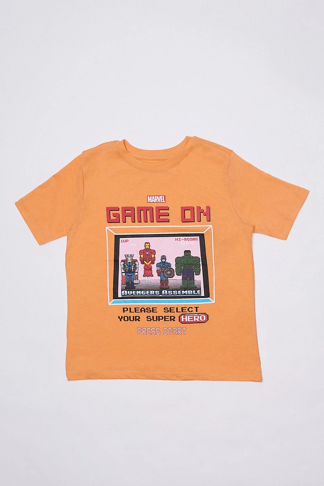 Boys' Marvel Game On Graphic Classic Tee