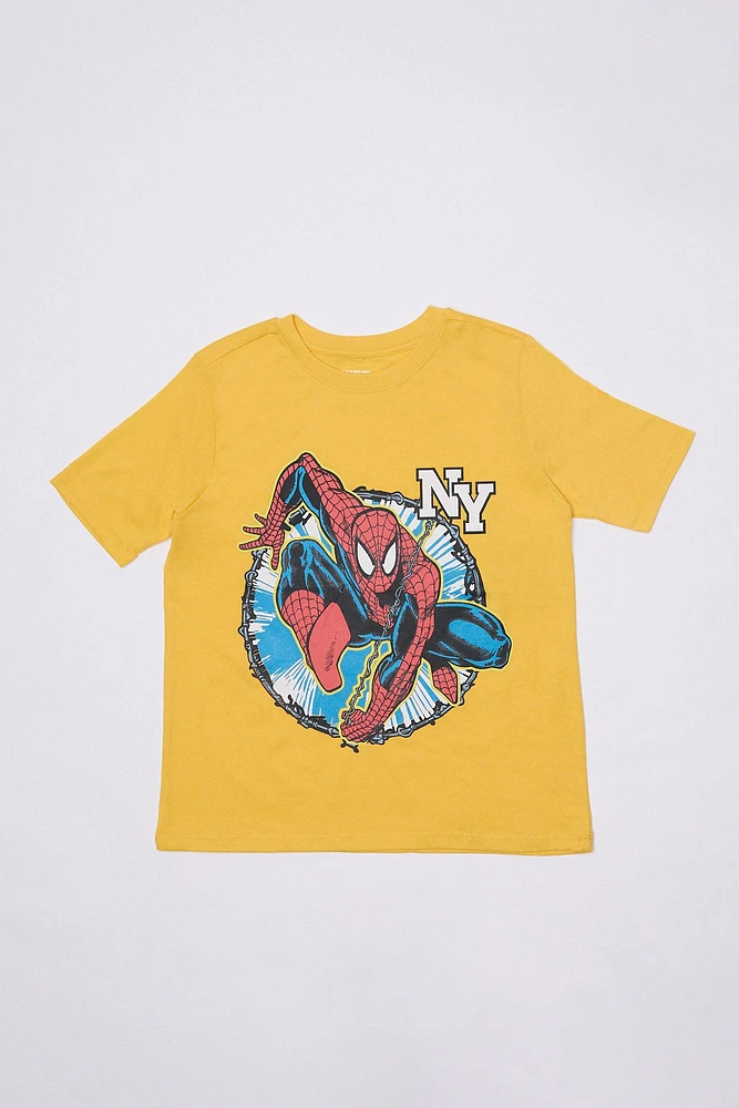 Boys' Spider-Man New York Graphic Classic Tee