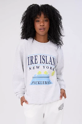 Graphic Crew Neck Sweatshirt