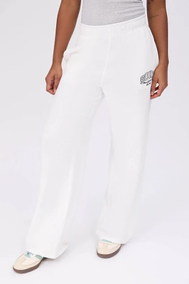Graphic Wide Leg Sweatpants