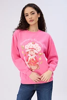 Strawberry Shortcake Graphic Crew Neck Sweatshirt