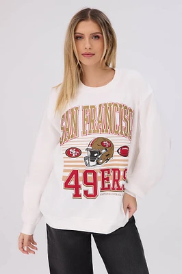 San Francisco 49ers Graphic Crew Neck Sweatshirt