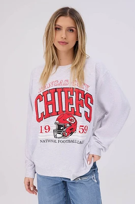 Kansas City Chiefs Graphic Crew Neck Sweatshirt