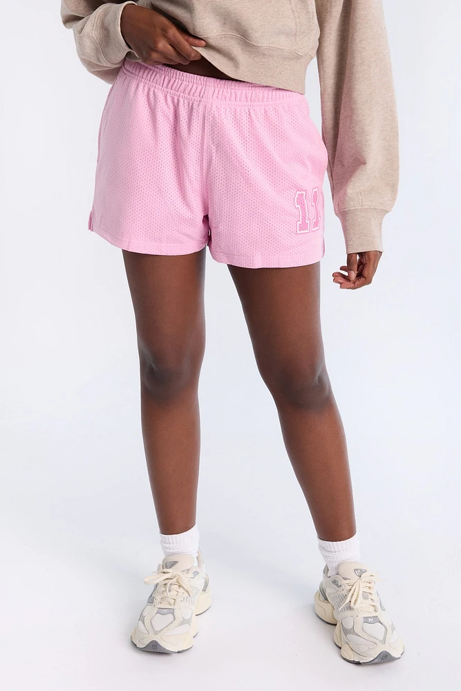 Graphic Mesh Shorts