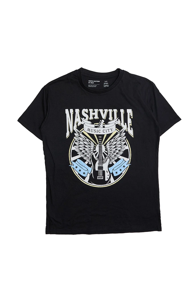 Nashville Music City Graphic Relaxed Tee