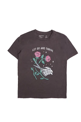 Let Go And Thrive Graphic Relaxed Tee