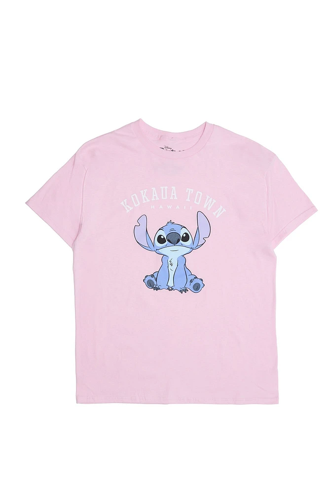 Stitch Kokaua Town Hawaii Graphic Relaxed Tee