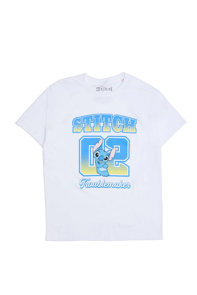 Stitch 02 Troublemaker Graphic Relaxed Tee