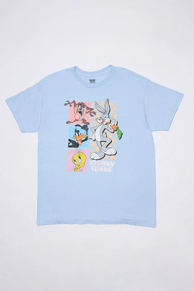 T-shirt décontracté imprime? graphique Looney Tunes