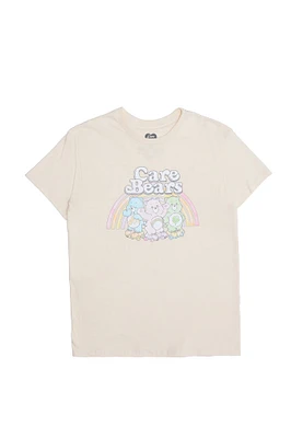 T-shirt décontracté imprime? graphique Care Bears Rainbow