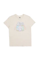 T-shirt décontracté imprime? graphique Care Bears Rainbow