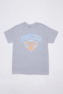 T-shirt décontracté imprime? graphique New York Knicks