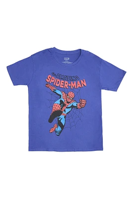 T-shirt décontracté imprime? graphique The Amazing Spider-Man