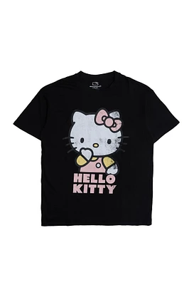 T-shirt décontracté imprimé graphique Hello Kitty