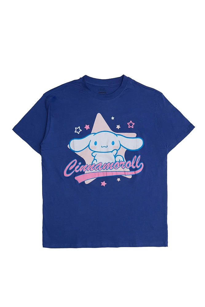 T-shirt décontracté imprimé graphique Cinnamoroll