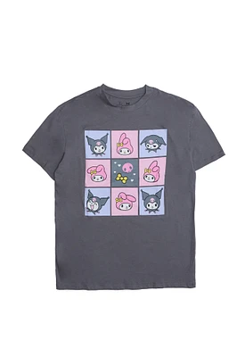 Kuromi And My Melody Graphic Relaxed Tee