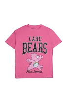 Care Bears Fun Times Graphic Glitter Relaxed Tee