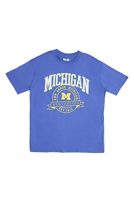 Michigan M Graphic Puff Print Relaxed Tee