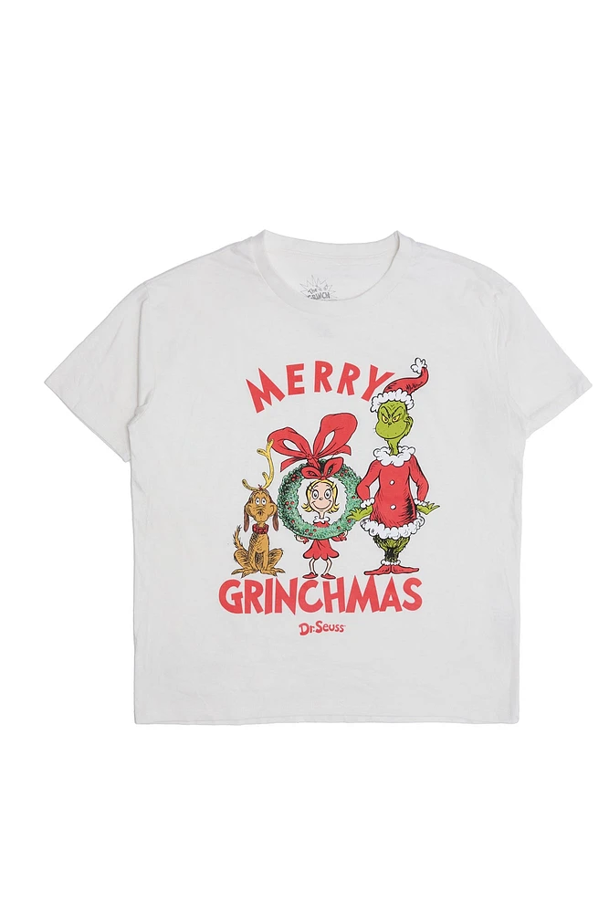 Dr. Seuss' Merry Grinchmas Graphic Relaxed Tee