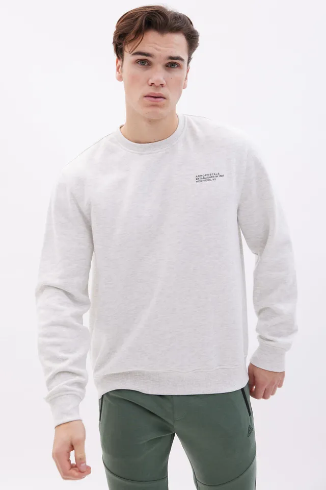 Aéropostale Embroidered Mock Neck Sweatshirt