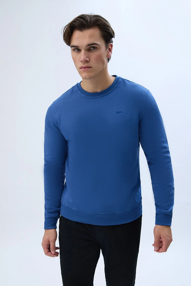 Aéropostale Embroidered Crew Neck Sweatshirt
