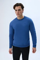 Aéropostale Embroidered Crew Neck Sweatshirt