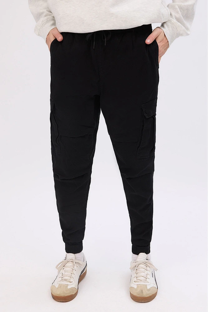 Relaxed Cargo Twill Jogger