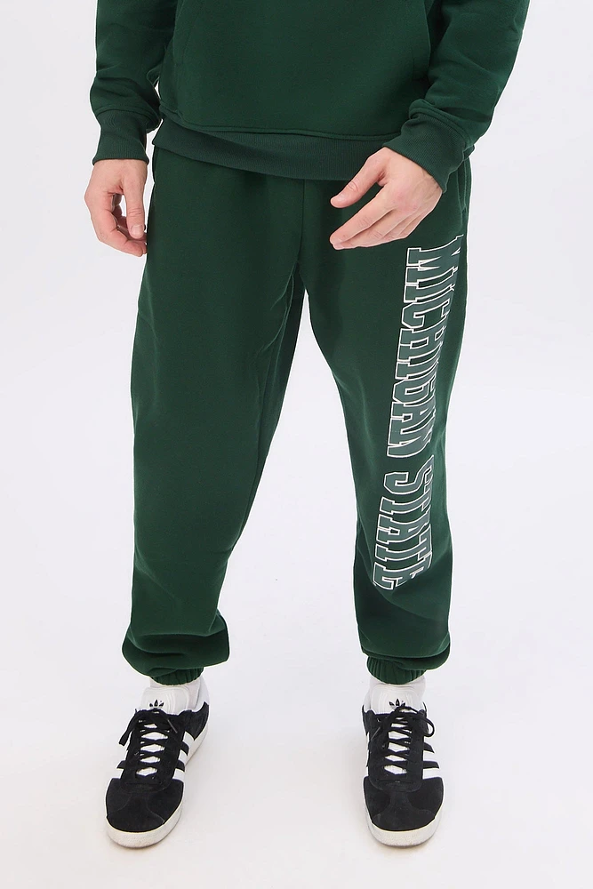 Jogger brodé graphique Michigan State