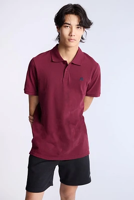 AERO A 87 Embroidered Pique Polo
