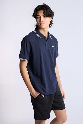 AERO A87 Embroidered Pique Polo