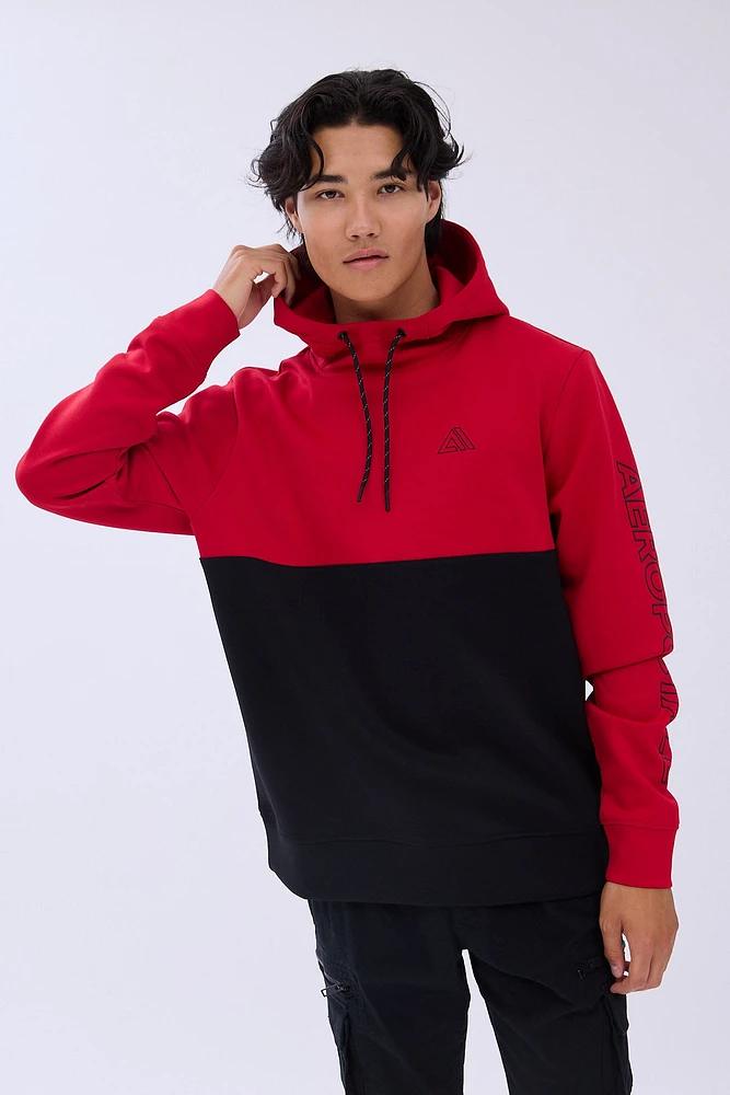 AERO Air Tech Fleece Colour Block Hoodie