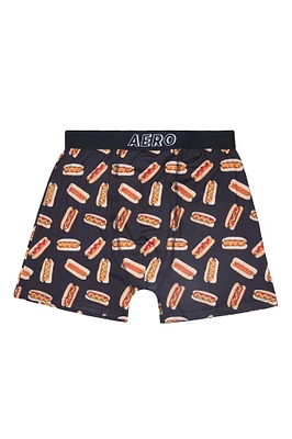 AERO Hot Dogs Printed Boxer Briefs